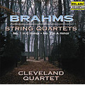 Brahms: String Quartets No.1, No.2 / Cleveland Quartet
